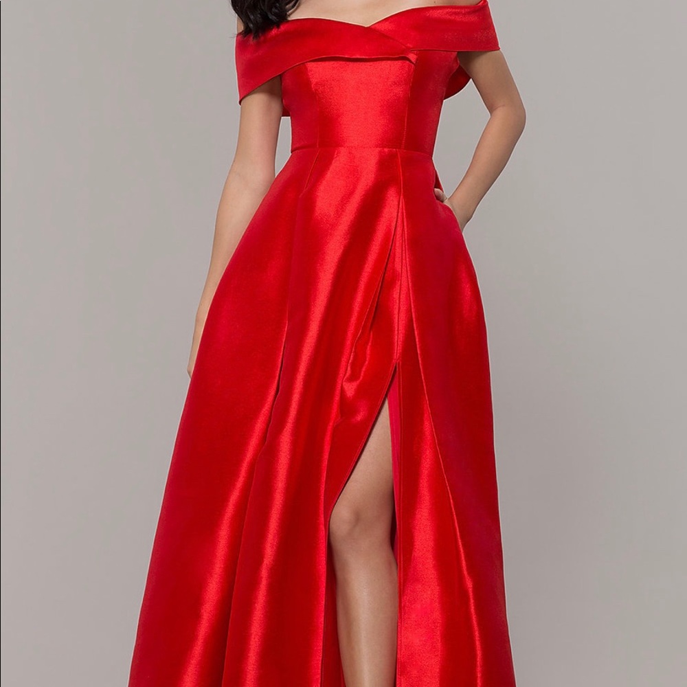 Red Gown (with pockets)